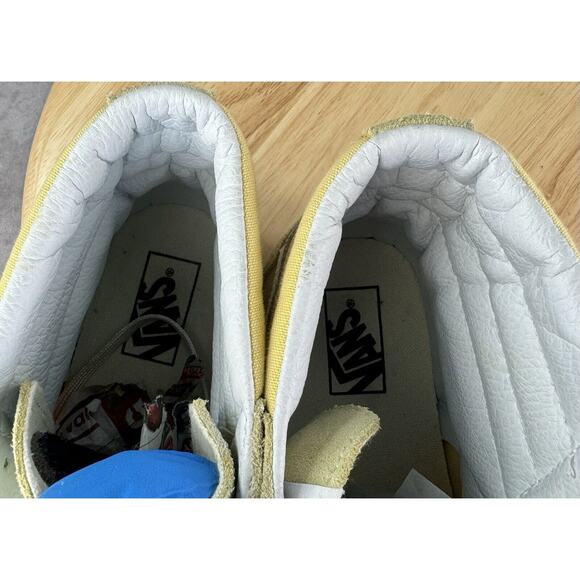 Vans Skate Shoes SK8 Hi Yellow 721356 Sneakers Size Men 9 Women 10.5 main image 4